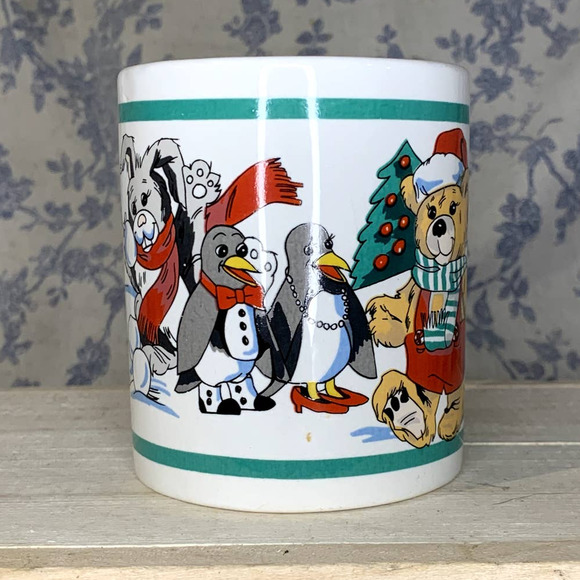 Vintage Alco Industries Christmas Mug - Picture 3 of 7
